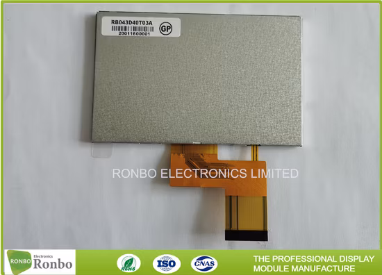 高輝度 4.3 インチ 480X272 RGB 40pin 交換 At043tn24 および TM043nbh02 TFT タッチ LCD パネル表示画面